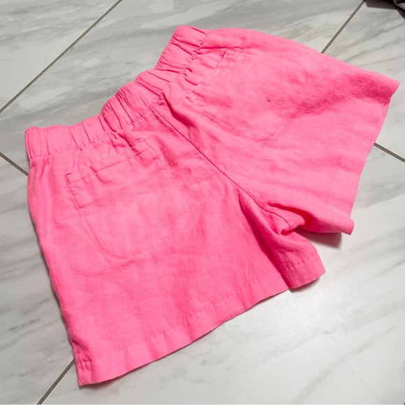 *CLEARANCE* Lilly Pulitzer SM Pink Linen Shorts - Picture 2 of 4